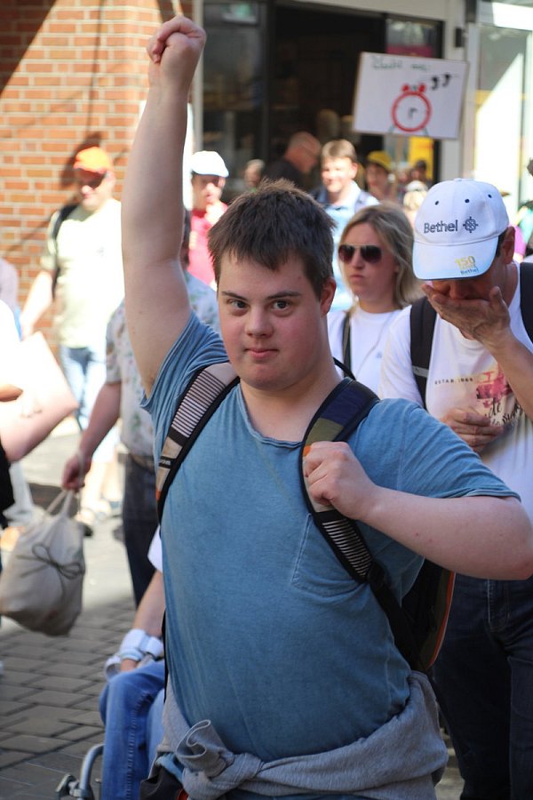 Stimme erheben: Menschen mit Handicap wünschen sich mehr Anerkennung von der Gesellschaft. - © Fabian Herbst