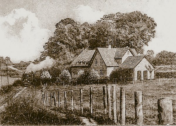 Das Belker Bad um 1920. - © FOTO: ARCHIV BRAKENSIEK