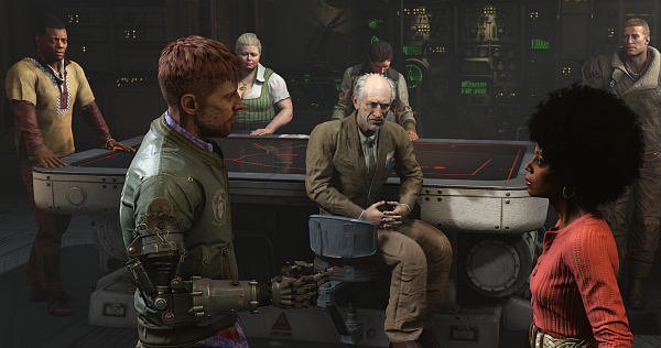Im riesigen U-Boot "Hammerfaust" planen wir mit unseren Verbündeten den nächsten Schlag gegen das Regime. - © Bethesda Softworks/Machine Games