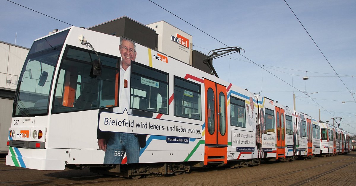 Die Bielefelder Stadtbahn ist die langsamste in ganz Deutschland nw.de