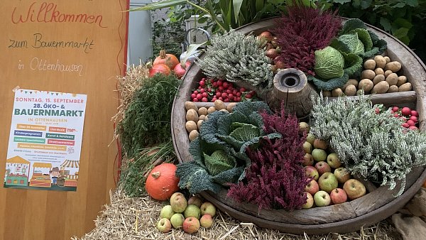 Was den Öko- und Bauernmarkt in Ottenhausen so besonders macht, ist die liebevolle Gestaltung - auch bei Details. - © Privat