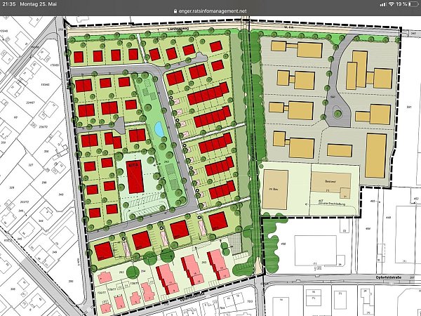 So sieht die vorläufige Planung aus. - © Stadt Enger