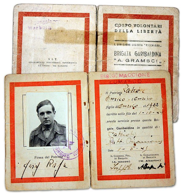 Ausweis: 1945 erhielt Rahe Partisanen-Papiere; beim Geburtsjahr unterlief in den Nachkriegswirren allerdings ein Fehler. - © Michael Schuh