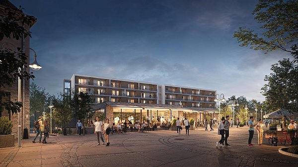 Der jüngste Entwurf fürs City Center sah den Teilabriss und Neubau eines Hochhauses mit Wohnungen vor. - © IG real Estate