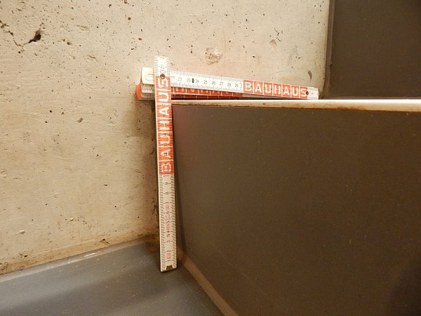 . . . die darauffolgende ist nur 17,5 Zentimeter hoch. Offiziell tolerabel ist ein Unterschied von 5 Millimetern. - © Gunter Held