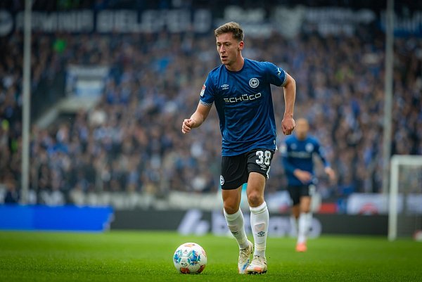 Marius Wörl beim Spiel gegen Karlsruhe. - © Sarah Jonek