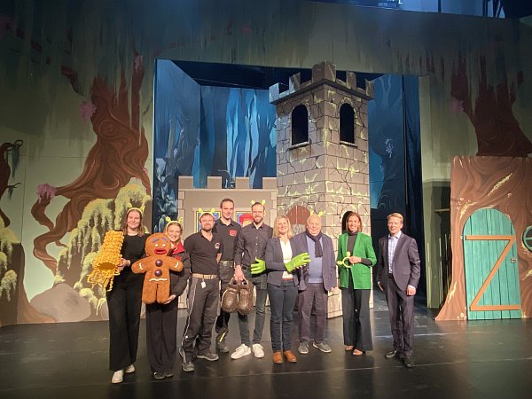 In der Cultura in Rietberg wird ab Samstag das Shrek-Musical aufgeführt. - © Charlotte Mense
