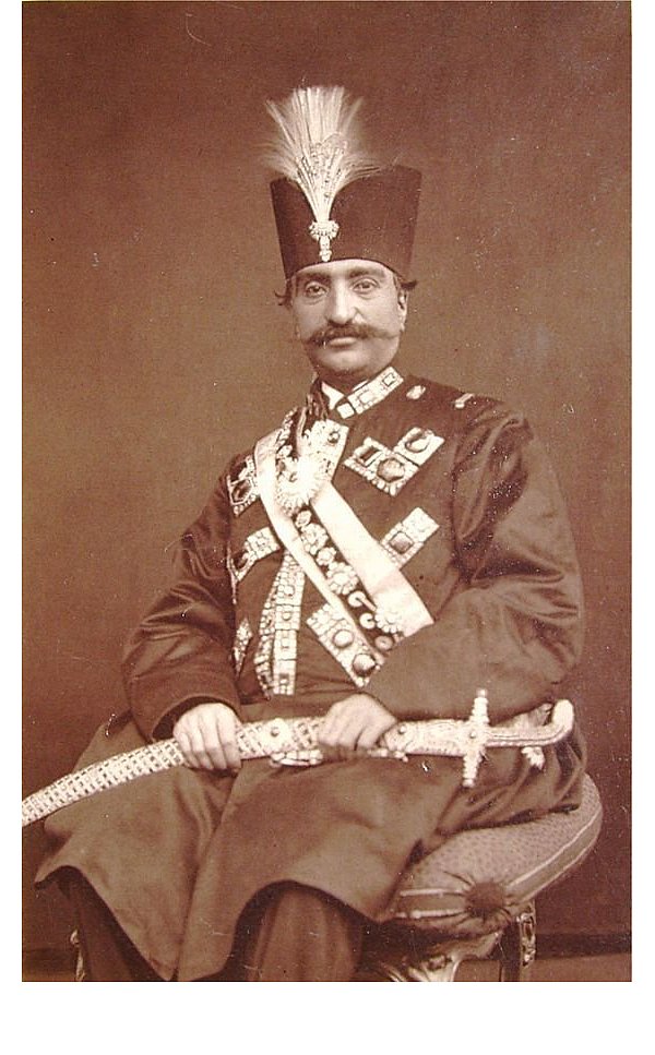 Liebte den Luxus: Naser ad-Din Schah. - © Carte des Visite