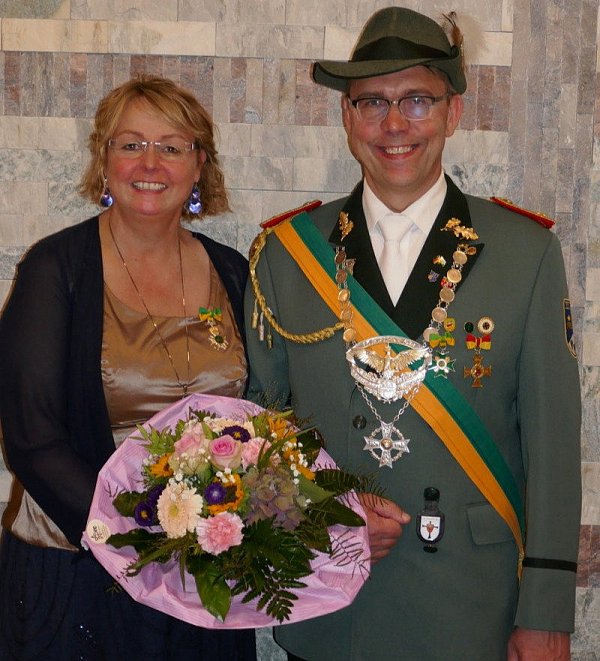 Marienloher Königspaar: Ulrich und Christa Gerken. - © Frank Schallenberg