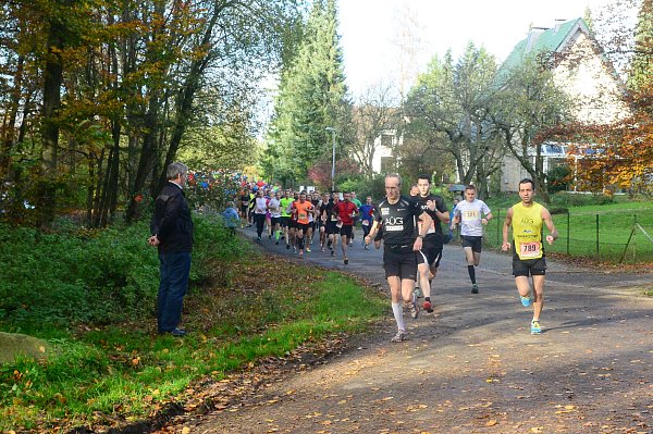 Frühjahr und Herbst sind eigentlich die beliebten Jahreszeiten für Volksläufe. Aber in Borgholzhausen werden die Laufschuhe auch bei Minusgeraden herausgeholt. - © André Gallisch