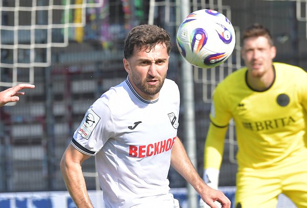 Berkan Taz bildete neben Alessio Besio die zweite Spitze des SC Verls. - © sport/presse/foto Dünhölter