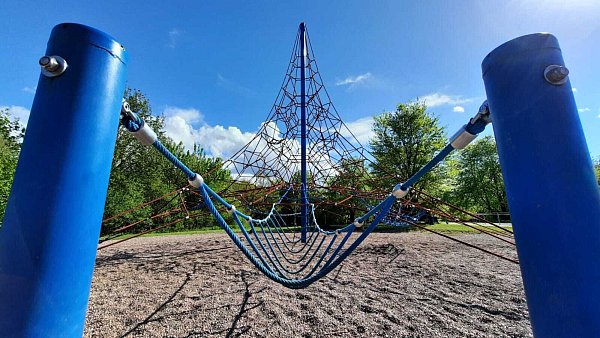 Der Abenteuerspielplatz am „Hungerplatz“ in Vörden. - © David Schellenberg