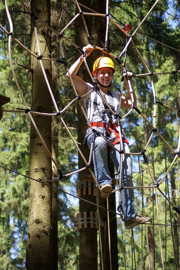 Bald geht's wieder los: Der Abeteuerpark Tree-Rock beginnt am 2. März die neue Saison. - © Privat