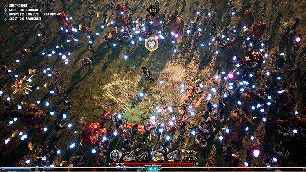 Unser Held kann nur hoffen, dass er lebend aus diesem Gewusel entkommt. - © Dark Point Games