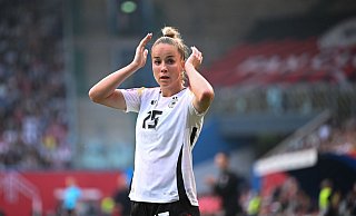 Giulia Gwinn bleibt beim FC Bayern. - Sebastian Christoph Gollnow/dpa