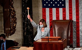 In den vergangenen zwei Jahren an der Spitze der Parlamentskammer war Pelosi politisch die mächtigste Frau Amerikas und oft die wichtigste Gegenspielerin von Präsident Donald Trump. - Foto: Erin Scott/Pool Reuters/AP/dpa
