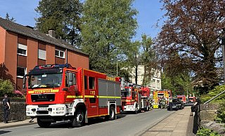 In der Wertherstraße in Bielefeld löste ein brennendes Cerankochfeld die Rauchmeldeanlage aus. - Paul Brinkmann