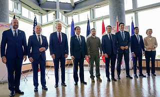 Die Regierungschefs der G7 Staaten treffen sich im japanischen Hiroshima zu ihren jährlichen Beratungen. - Susan Walsh/AP Pool/dpa