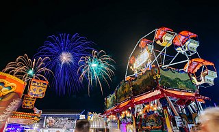 Pollhans 2024 in Schloß Holte-Stukenbrock endete am Montag mit einem großen Feuerwerk. - BESIM MAZHIQI