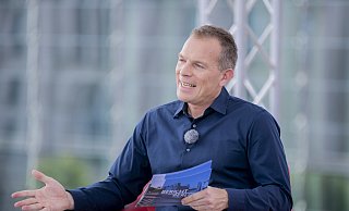 Den Fernsehzuschauern aus "Bericht aus Berlin" bekannt: Oliver Köhr, stellvertretender Leiter des ARD-Hauptstadtstudios, führte in diesem Jahr ARD-Sommerinterviews mit mehreren Politikern. - picture alliance/dpa