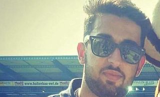 Mohammad Sliman trug das ASB-Zeichen auf der Brust.