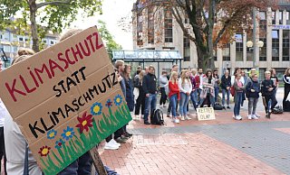Die "Fridays for Future"-Demonstrationen können während der Kontaktsperre nicht stattfinden. Die Organisatoren wollen sich auf anderen Wegen für den Klimaschutz einsetzen. - Mareike Gröneweg