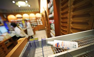 Mangelware: Desinfektionsspray. - Sarah Jonek