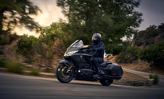 Ein Luxusliner auf zwei Rädern: Die Honda Gold Wing GL1800. - Honda/dpa-tmn