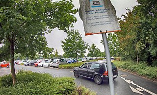 Der Park&Ride-Parkplatz an der Stadtbahnstation in Bielefeld-Milse ist besonders beliebt. - Sarah Jonek