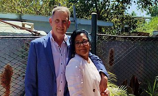 Haben am 14. März auf Kuba geheiratet: Jörg Lachmann und Mirna Clara Hernandez Borrell. - Neue Westfälische