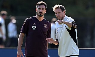 Bundestrainer Julian Nagelsmann setzt auf die Erfahrung von Mats Hummels. - Federico Gambarini/dpa