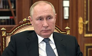 «Es hängt von der Lage ab»: Russlands Präsident Wladimir Putin erwägt eine Teilnahe am G20-Gipfel im Herbst. - Foto: Mikhail Klimentyev/Pool Sputnik Kreml/AP/dpa