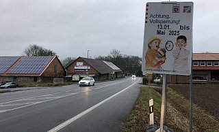 Autofahrer müssen sich auf Umleitungen zwischen Herstelle und Bad Karlshafen einstellen. - Nicole Fischer