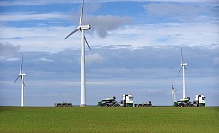 Anlagen des Unternehmens Westfalenwind im Gebiet Hassel. - Wilfried Hiegemann, Münster