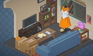 Hier wohnt jemand mit Spaß an Konsolenspielen und Näharbeiten. Was sonst noch so passiert, erfährt man beim Auspacken der Kartons in «Unpacking». - Witch Beam/dpa-tmn