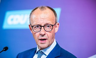 «Man muss nach Wegen suchen, wie man gemeinsam das Land gestaltet»: Friedrich Merz. - Michael Kappeler/dpa