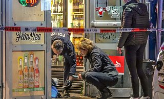 Messerangriff im Kiosk am Kesselbrink. - Paul Brinkmann