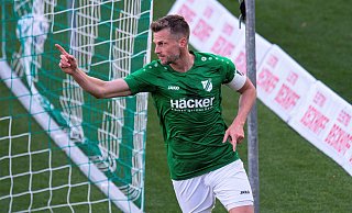 Zeigt auf dem Platz, wo es langgeht: Kapitän Daniel Flottmann will seinen SV Rödinghausen am Samstag im Spiel gegen die U 23 des FC Schalke 04 zum dritten Sieg in Folge führen. - Noah Wedel