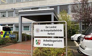 Das Arbeitsgericht in Herford: Nach Plänen aus Justizkreisen soll dieser Standort künftig wegfallen und nach Bielefeld verlagert werden. - Jobst Lüdeking