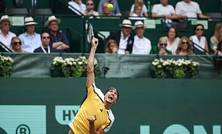 Steht beim Turnier in Halle im Halbfinale: Alexander Zverev. - Friso Gentsch/dpa