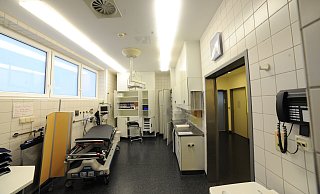 In der Notaufnahme des Rahdener Krankenhauses gab es mehrere Behandlungsräume. Für die Aufnahme von Patienten gab es in den vergangenen knapp zwei Jahren einen Zeitkorridor bis 16 Uhr. - Joern Spreen-Ledebur