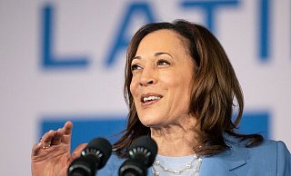 Kamala Harris blieb als US-Vizepräsidentin auffällig blass. (Archivbild) - Ronda Churchill/AP/dpa