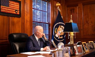 US-Präsident Joe Biden hat am 30. Dezember mit Wladimir Putin telefoniert. - Foto: Adam Schultz/The White House/dpa