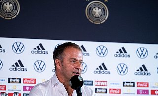 Versteht sich als Teamplayer: Der neue Bundestrainer Hansi Flick. - Foto: Thomas Boecker/DFB/dpa