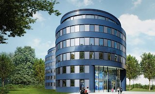 Außenansicht des Jüdischen Campus' in Berlin - TCHOBAN VOSS Architekten