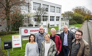 Die Anwohner des HBZ sind verärgert: (v.l.) Cornelia Witte, Thomas Fischer, Christine Sanker, Raimund Donschen, Bernd Witte und Daniel Schimmel. - Jörg Dieckmann
