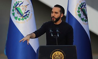 Präsident Nayib Bukele regiert das kleinste mittelamerikanische Land seit 2019. (Archivbild) - Salvador Melendez/AP/dpa