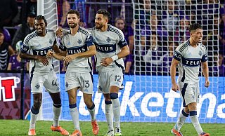 Thomas Müller jubelt mit den Vancouver Whitecaps über seinen Treffer in der Nachspielzeit zum 2:1-Erfolg in Orlando. - Kevin Kolczynski/AP/dpa
