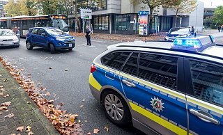 Nach bisherigen Erkenntnissen der Polizei kollidierte ein Ford mit einem Roller. - Christian Mathiesen
