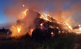Die Flammen waren schon von weitem zu sehen. - Dirk Bergmann